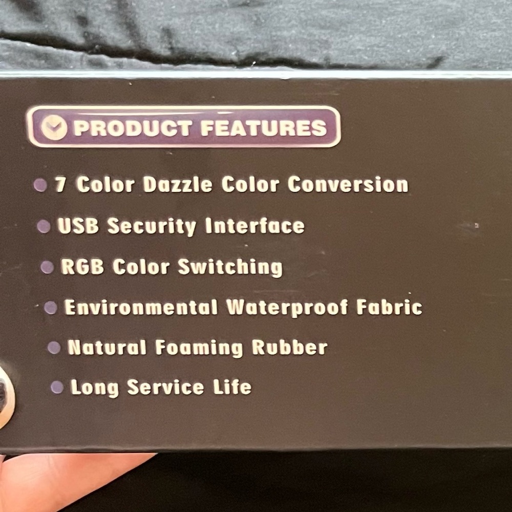 🆕LED Color Changing Gaming Mousepad - World Map Design - Picture 5 of 5